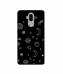 Amazon Brand - Solimo Designer Solar System 3D Printed Hard Back Case Mobile Cover for Huawei Mate 9