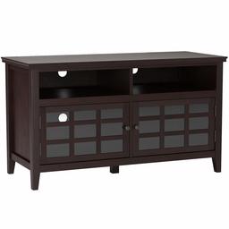 Ravenna Home Classic Media Center with Glass-Front Cabinets, 44