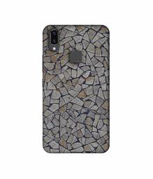 Amazon Brand - Solimo Designer Marble Pices 3D Printed Hard Back Case Mobile Cover for Vivo V9 / V9 Pro