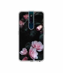 Amazon Brand - Solimo Designer Dark Flowers Photography UV Printed Soft Back Case Mobile Cover for Oppo F11 Pro