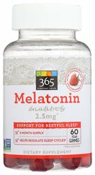 365 EVERYDAY VALUE Melatonin Gummy 2.5mg, 60 CT