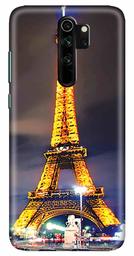 Amazon Brand - Solimo Designer Eiffel Tower 3D Printed Hard Back Case Mobile Cover for Xiaomi Redmi Note 8 Pro