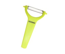 Amazon Brand - Solimo Plastic Kitchen Peeler - Green