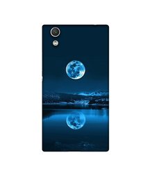 Amazon Brand - Solimo Designer Moon Pattern Print UV Printed Soft Back Case Mobile Cover for Sony Xperia R1 Plus