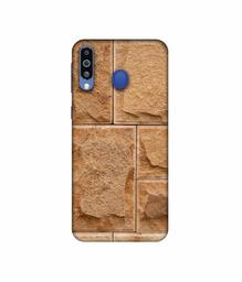 Amazon Brand - Solimo Designer Masted Color Marble 3D Printed Hard Back Case Mobile Cover for Samsung Galaxy M21