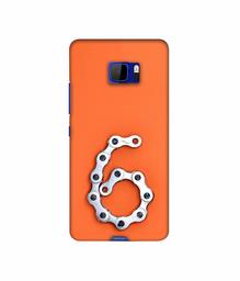 Amazon Brand - Solimo Designer Number Six 3D Printed Hard Back Case Mobile Cover for HTC U Ultra