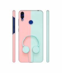 Amazon Brand - Solimo Designer Head Phone 3D Printed Hard Back Case Mobile Cover for Huawei Honor 8C