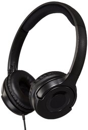 AmazonBasics Lightweight On-Ear Wired Headphones