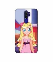 Amazon Brand - Solimo Designer Small Princess Vector 3D Printed Hard Back Case Mobile Cover for Oppo A9 (2020)