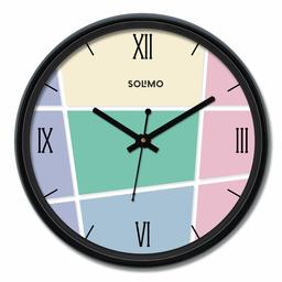 Amazon Brand - Solimo 12-inch Wall Clock - Chevron (Silent Movement)