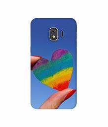 Amazon Brand - Solimo Designer Heart 3D Printed Hard Back Case Mobile Cover for Samsung Galaxy J2 Core