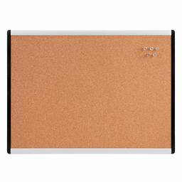 AmazonBasics - Bacheca in sughero, 43,2 x 58,4 cm, con struttura in alluminio e plastica