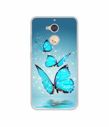 Amazon Brand - Solimo Designer Flying Butterflies UV Printed Soft Back Case Mobile Cover for Gionee S6 Pro