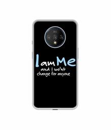 Amazon Brand - Solimo Designer Quotes UV Printed Soft Back Case Mobile Cover for OnePlus 7T