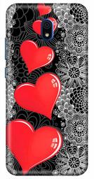 Amazon Brand - Solimo Designer Heart Design 3D Printed Hard Back Case Mobile Cover for Xiaomi Redmi 8A