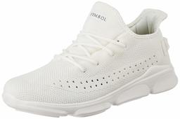 Amazon Brand - Symbol Men's White 1 Textile Sneakers-6 UK (40 EU) (7 US) (AZ-GI-501A)