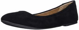 Amazon Essentials Belice Women's Flat Ballet Flat, Black Micro, 39 eu