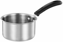 Amazon Brand - Solimo Stainless Steel Sauce Pan, 12 cm, Silver (Small, 500ml)