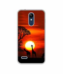 Amazon Brand - Solimo Designer Sunshade UV Printed Soft Back Case Mobile Cover for LG K9