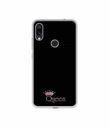 Amazon Brand - Solimo Designer Queen UV Printed Soft Back Case Mobile Cover for Mi Redmi Note 7 / Note 7S / Note 7 Pro