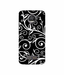 Amazon Brand - Solimo Designer Flower Patterns 3D Printed Hard Back Case Mobile Cover for Moto Z2 Play