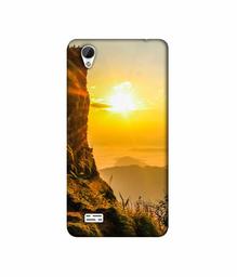 Amazon Brand - Solimo Designer Mountan Side Sun View 3D Printed Hard Back Case Mobile Cover for Vivo Y31