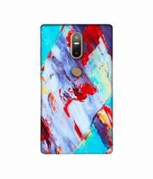 Amazon Brand - Solimo Designer Blue and Red Brush Texture 3D Printed Hard Back Case Mobile Cover for Lenovo Phab2 Plus