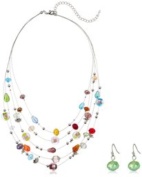 Womens Glass Multi Illusion, 18