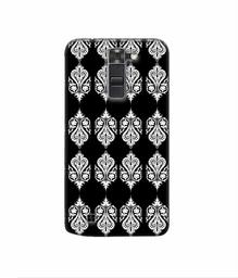 Amazon Brand - Solimo Designer S Shape Pattern 3D Printed Hard Back Case Mobile Cover for LG K7