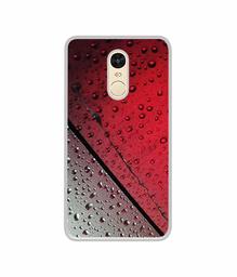 Amazon Brand - Solimo Designer Water Drop On Glass UV Printed Soft Back Case Mobile Cover for Mi Redmi Note 4