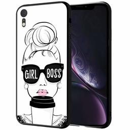 Amazon Brand - Solimo Designer Girl Boss Printed Hard Back Case Mobile Cover for Apple iPhone XR (D1228)