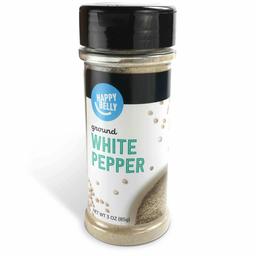 Amazon Brand - Happy Belly White Pepper, Ground, 3 Ounces