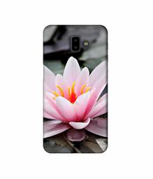 Amazon Brand - Solimo Designer Lotus 3D Printed Hard Back Case Mobile Cover for Samsung Galaxy J6 Plus