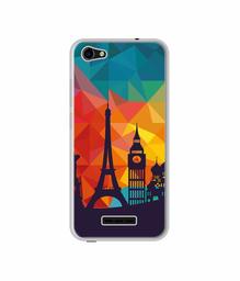 Amazon Brand - Solimo Designer Colored Paris UV Printed Soft Back Case Mobile Cover for Lava Z61