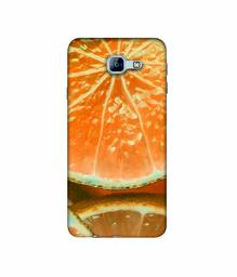 Amazon Brand - Solimo Designer Orange Slice 3D Printed Hard Back Case Mobile Cover for Samsung Galaxy A8 (2016)