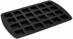 Amazon Brand - Solimo 24 Cavity Silicone Ice Mould, Black