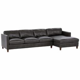 Amazon Brand – Rivet Edgewest Modern Low Back Leather Seating Collection