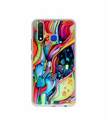 Amazon Brand - Solimo Designer Multicolor Drop UV Printed Soft Back Case Mobile Cover for Vivo U20