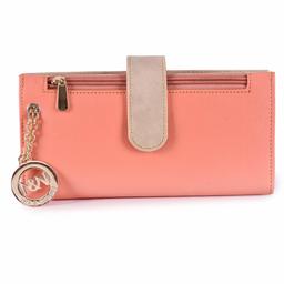 Nia & Nicole Women's Clutch (Dark Peach:: Beige)