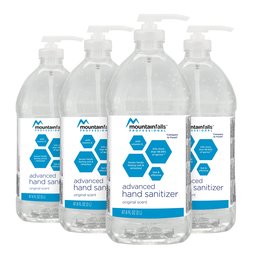 Mountain Falls Professional Advanced Original Hand Sanitizer 70% Isopropyl Alcohol, 67.6 Fluid Ounce (Pack of 4)