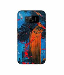 Amazon Brand - Solimo Designer Brush Texture 3D Printed Hard Back Case Mobile Cover for Samsung Galaxy S8 Plus