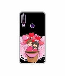 Amazon Brand - Solimo Designer Boy and Girl UV Printed Soft Back Case Mobile Cover for LG W30 Pro