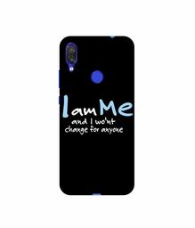 Amazon Brand - Solimo Designer Quotes 3D Printed Hard Back Case Mobile Cover for Mi Redmi Note 7 / Note 7S / Note 7 Pro