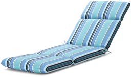 Strathwood Basics Hardwood Chaise Lounge Sunbrella Cushion, Dolce Oasis