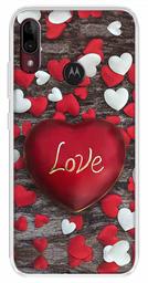 Amazon Brand - Solimo Designer Multicolor Beautiful Heart Design Printed Soft Back Case Mobile Cover for Motorola Moto E6s / Motorola Moto E6 Plus