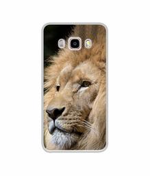 Amazon Brand - Solimo Designer Lion UV Printed Soft Back Case Mobile Cover for Samsung Galaxy J5 (2016)