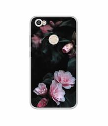 Amazon Brand - Solimo Designer Dark Flowers Photography UV Printed Soft Back Case Mobile Cover for Mi Redmi Y1 (Note 5A)