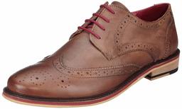 Amazon Brand - Symbol Men's Tan Leather Formal Shoes - 8 UK (AZ-WS-121A)