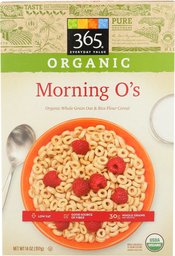 365 Everyday Value, Organic Morning O's, 14 Ounce