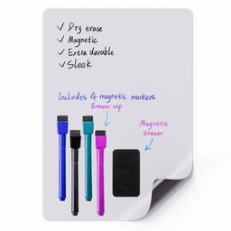 AmazonBasics Magnetische, trocken abwischbare Whiteboard-Folie, 30,5 x 43,2 cm